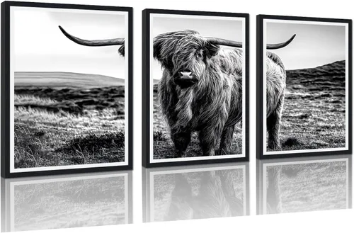 Vista 57 de 3 piezas modernas de lienzo de león de animales salvajes, pinturas de retratos de familia de leones, decoración de pared, obras de arte de sala