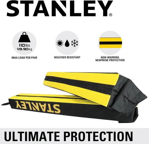 Vista 4 de STANLEY S4000 - Almohadilla universal suave para techo y portaequipajes con correas de amarre resistentes