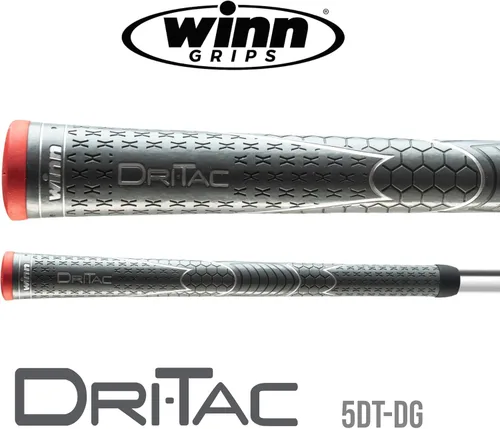 Vista 2 de Winn Dri-Tac - Paquete de agarre de golf estándar gris oscuro de 13 piezas
