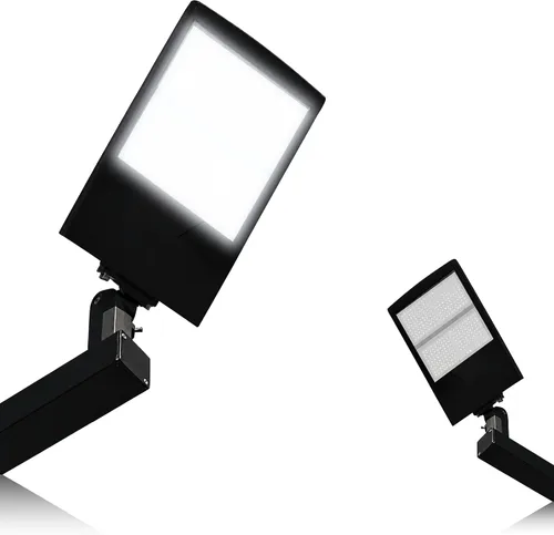 Vista 59 de RuggedGrade Vatiaje de luz LED NextGen IV de 100 W para estacionamiento Negro