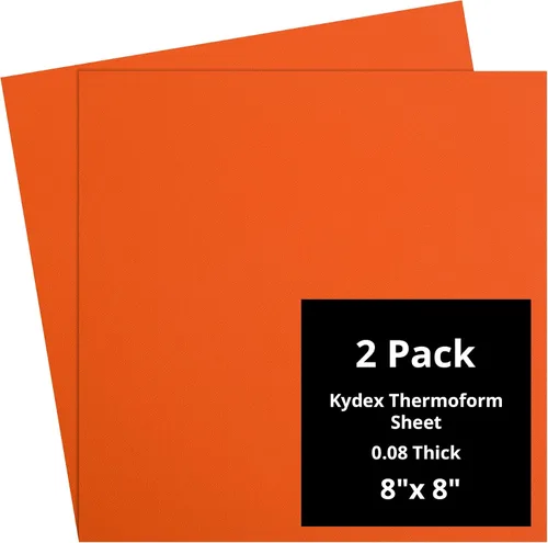 Vista 60 de Kydex Sheets - Solid Color DIY Kit for Crafting Holsters, Sheaths, and Mag Pouches - (8x8, 8x12, 12x12), Premium Thermoform Sheets - Thick, Durable