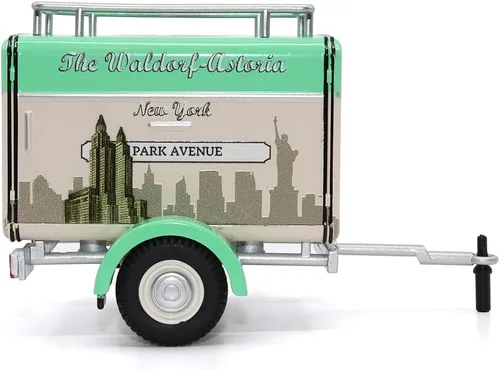 Vista 9 de Motor city classics Remolque Waldorf Astoria Escala 1:24 - Verde