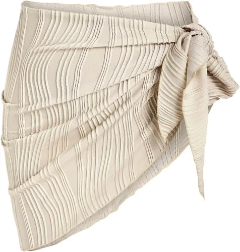 Vista 67 de ZAFUL - Pareo de mujer, pareo de playa, pareo transparente para bikini, pareo de gasa para traje de baño 0- Café