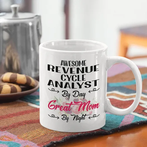 Vista 29 de Regalo del día de la madre de hija, hijo a mamá Taza de cerámica blanca de 11 oz, 15 oz - Analista Administrativo