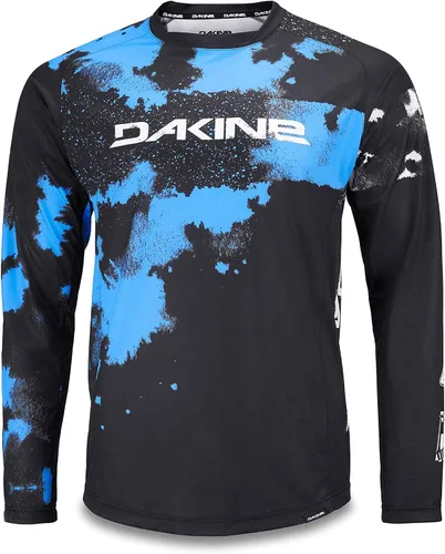 Vista 17 de Dakine Men's Thrillium Long Sleeve Bike Jersey – Breathable MTB Jersey Performance Fabric Equipo Aggy Negro