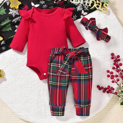 Vista 172 de Aalizzwell Conjunto de mameluco acanalado para bebé recién nacido prematuro para otoño e invierno