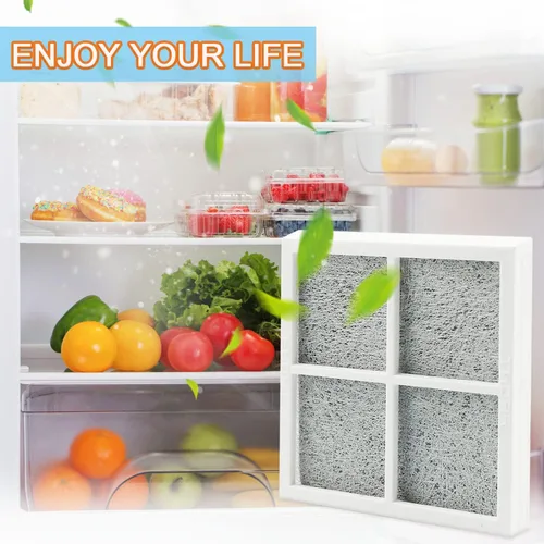 Vista 2 de LT120F Filtro de aire de repuesto para refrigerador, filtro de repuesto compatible con LG Kenmore Elite 469918, 9918, ADQ73214402, ADQ73214403