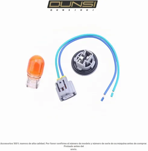 Vista 4 de DUNSIHUI 90075-60028 - Conector de enchufe de señal de repuesto para RAV4 Prius Tacoma Corolla 90980-11019 (incluye bombilla)