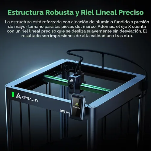 Vista 7 de Impresora 3D Creality Ender-5 Max, gran volumen de construcción 400 * 400 * 400mm, hasta 700mm/s de velocidad de impresión, eje X con riel lineal