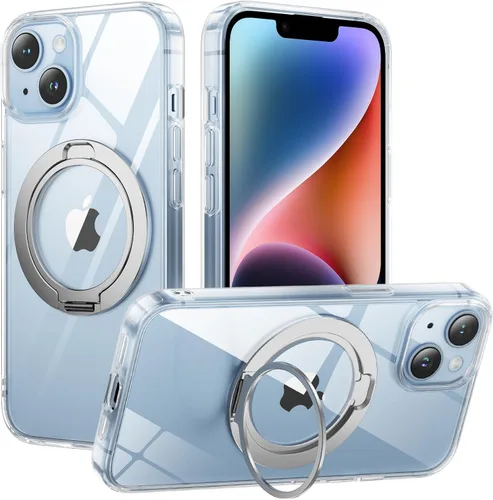 Vista 14 de Funda magnética fuerte para iPhone 12 Pro Max [Protección de grado militar de 10 pies] Compatible con MagSafe, funda protectora a prueba de golpes