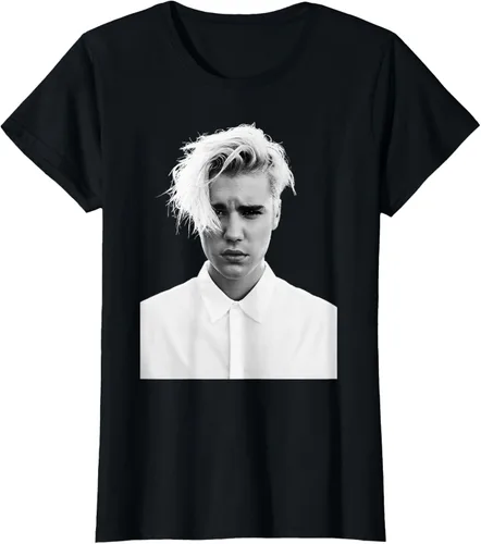 Vista 8 de Justin Bieber Camiseta oficial Purpose Tour Photo Dateback, Negro, S