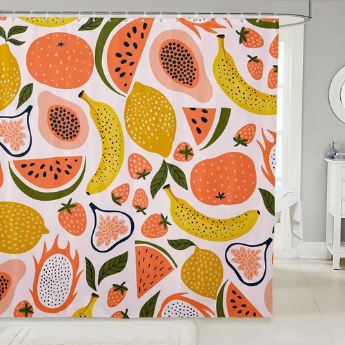 Vista 71 de Feelyou Cortina de ducha con diseño de gato para decoración de baño, bonita cortina de baño para puestos de bañeras, accesorios de baño divertidos