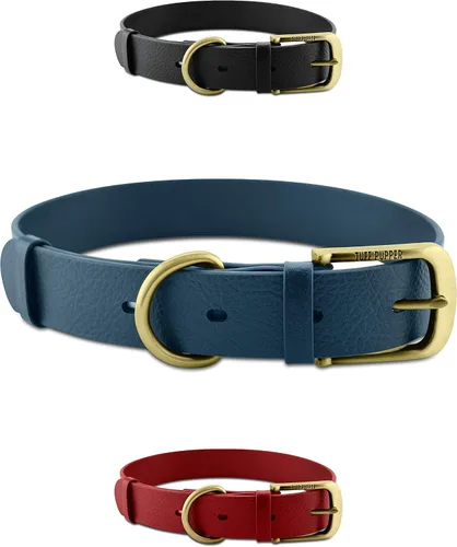 Vista 21 de Tuff Pupper Collar para Perro Clásico Resistente 10 Veces Más Fuerte que el Cuero Collar para Perro 100% Impermeable y Libre de Olores