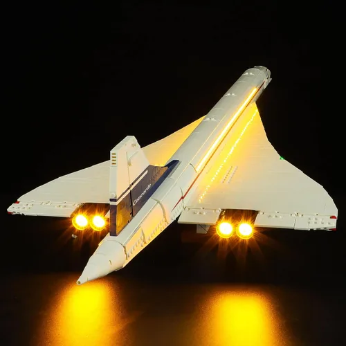 Vista 3 de Kit de iluminación Briksmax para Concorde – Compatible con Lego 10318 – No incluye juego de Lego