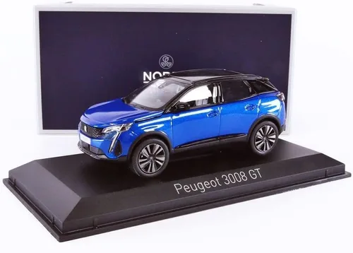 Vista 5 de Norev NV473919 1:43 Peugeot 3008 GT Black Pack 2021 - Modelo coleccionable azul Vertigo, Multi