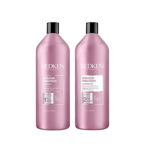 Vista 8 de Redken Volume Injection Shampoo & Conditioner Set – For Fine Hair