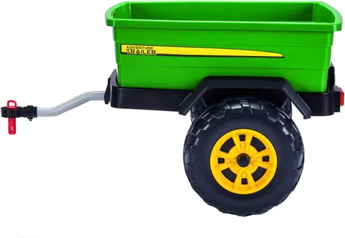 Vista 4 de Peg Perego John Deere - Remolque de aventura, verde