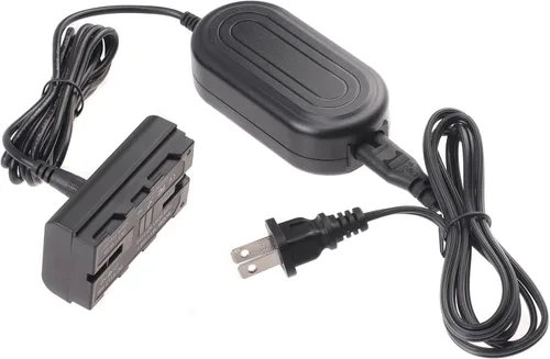 Vista 8 de FocusFoto Cable adaptador de fuente de alimentación de CA + batería ficticia NP-F, acoplador de CC para Sony NP-F550 NP-F570 NP-F970 para alimentar