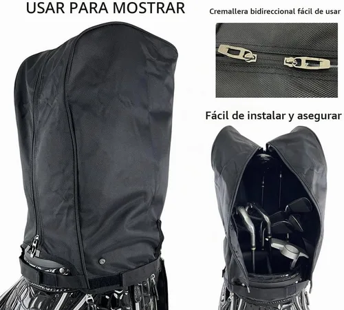 Vista 6 de Funda para bolsa de golf/cubierta de lluvia 1680D Nylon Impermeable