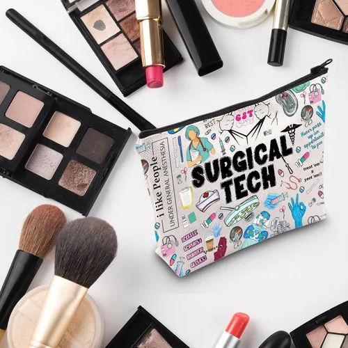 Vista 5 de G2TUP Regalo de tecnología quirúrgica, bolsa de maquillaje para tecnólogo quirúrgico, bolsa de cosméticos de apreciación tecnológica, regalo