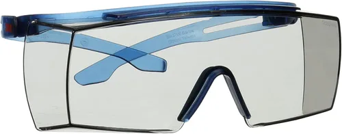 Vista 11 de 3M Gafas de seguridad, serie SecureFit 3700, paquete de 1, antiarañazos, se adaptan sobre lentes, lentes grises para interiores y exteriores