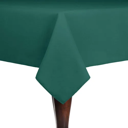 Vista 18 de Ultimate Textile Cotton-Feel 72 x 108-Inch Rectangular Fine Dining Tablecloth Black