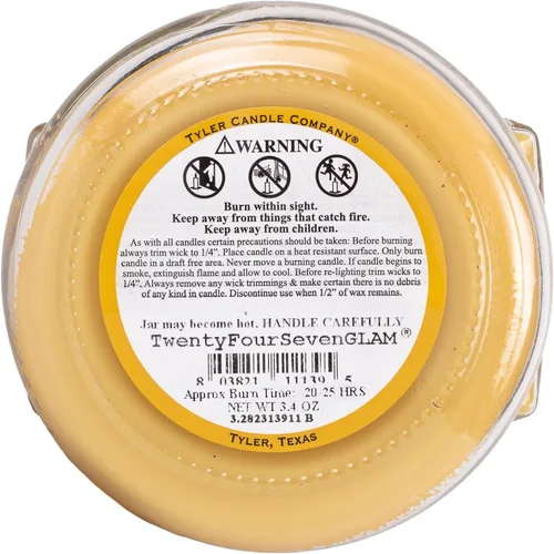 Vista 4 de Tyler Candles Twentyfourseven Glam 3.4 onzas, gris pardo