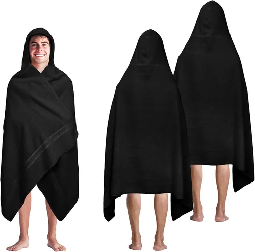 Vista 26 de Cotton Craft colección juego de 2 piezas ultra suaves, tamaño grande, 100% algodón, toalla de baño Oversized 35x70 inches Black Bath Sheet Towel