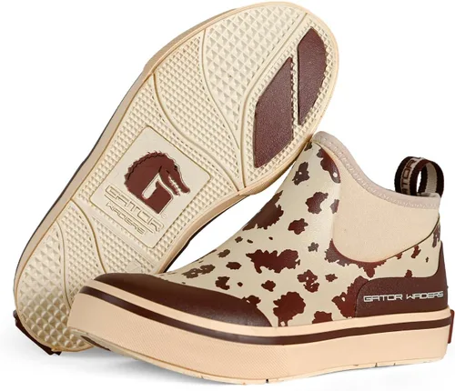 Vista 6 de Gator Waders Botas de Campamento de Malla de Aire para Mujeres - Botas de Tobillo Duraderas Transpirables Antideslizantes Impermeables para Acampar