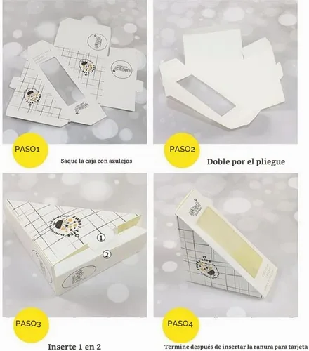 Vista 6 de Hewnda Caja de sándwich de 100 piezas, caja ecológica para llevar con cuña
