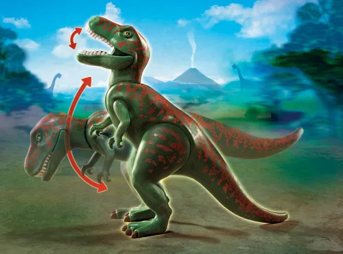 Vista 4 de Playmobil Explorer Quad con T-Rex