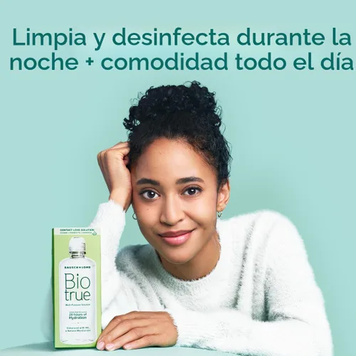 Vista 2 de Solución multiusos B&L Biotrue, tamaño 20 oz