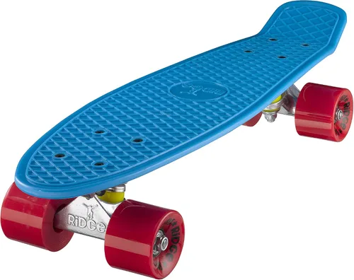 Vista 18 de Ridge Skateboard 55 cm Mini Cruiser Retro Stil in M Rollen Komplett U Fertig Montiert
