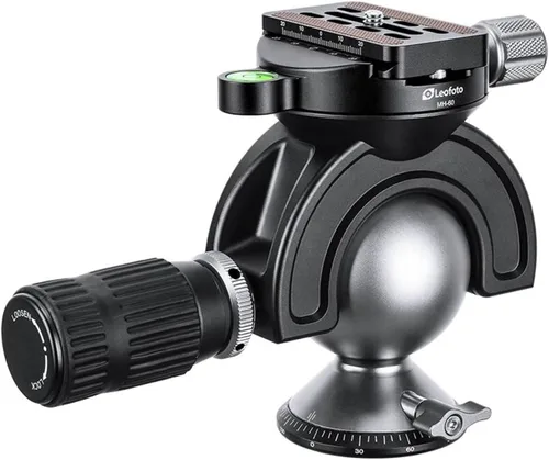 Vista 7 de Leofoto Cabezal de bola MH-35 de 1.378 in, con control de manillar, compatible con arca, ideal para tiro al blanco