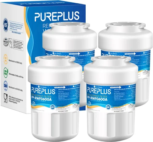 Vista 13 de PUREPLUS Filtro de agua para refrigerador RWF0600A para GE MWF, paquete