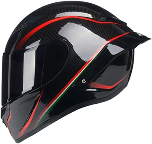 Vista 5 de Casco integral para motocicleta, casco de carreras, motocross, todoterreno, moto, calle, casco
