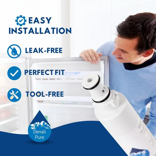 Vista 6 de 6-pack – Whirlpool g2ixefmwq01 Frigorífico Filtro de agua de repuesto Cartucho de filtro de agua para nevera Whirlpool 4396701 COMPATIBLES