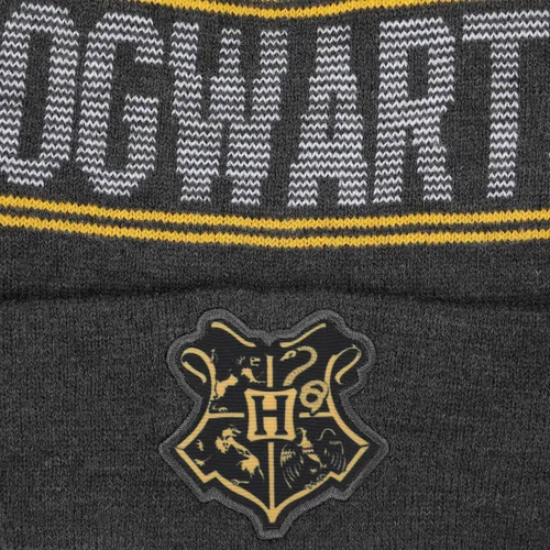Vista 3 de Harry Potter Hogwarts - Juego de gorro y guantes para jóvenes, Multi colorido