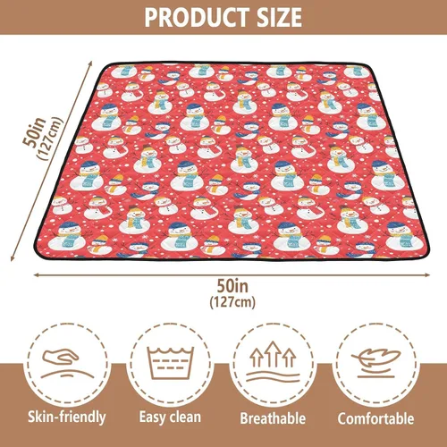 Vista 3 de Muñecos de nieve coloridos y gruesos para gimnasio y actividades para interiores y exteriores, 1 alfombrilla para patadas para bebés y niños