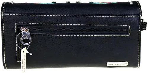Vista 2 de Montana West Cartera de mano para mujer con diseño de acordeón
