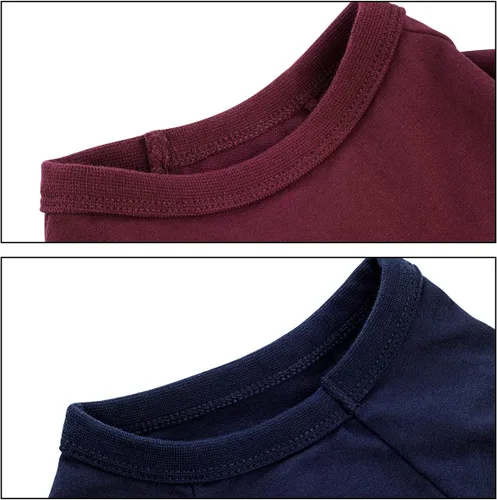 Vista 6 de Koneseve Camisas para perros, ropa de algodón suave para perros, camiseta elástica para perros pequeños, medianos y grandes, camisa de gato azul
