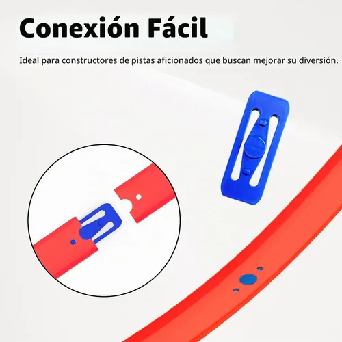Vista 5 de Piezas de repuesto para constructor de rieles de 3 pies, compatibles con Constructor de orugas rectas de 8 piezas con conectores incluidos, 3 pies