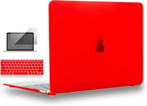 Vista 50 de UESWILL Funda rígida mate 3 en 1 compatible con MacBook de 12 pulgadas con pantalla Retina modelo A1534 + funda de teclado y protector de pantalla