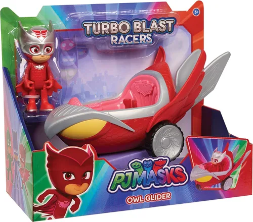 Vista 7 de PJ Masks Turbo Blast Vehicles - Figura de búho, Catboy, Azul