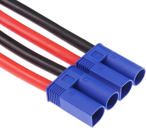 Vista 3 de 1pc EC5 Conector Enchufe a 0.157 in Banana Plugs Carga de Batería Cable Adaptador de Cable 10awg 12inch (E162-1)