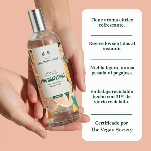 Vista 5 de The Body Shop Body Mist Lightweight, Refreshing, 3.3 Fl Oz