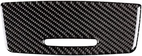 Vista 6 de YIWANG - Pegatinas de fibra de carbono para encendedor de cigarrillos de coche, para BMW Old 3 Series E90 E92 2005-2012