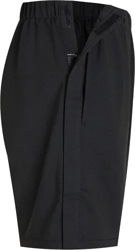 Vista 7 de Pantalones cortos deportivos unisex con velcro para hombres y mujeres, pantalones cortos de recuperación de cirugía de rodilla con bolsillos