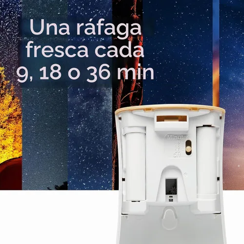 Vista 4 de Glade Recambio automático en aerosol, ambientador para el hogar y el baño, noche de otoño, 6.2 onzas, 2