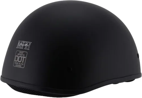 Vista 4 de Milwaukee Performance helmet-mph Bare Bones Dot casco mate – Color Negro Mate Mate negro